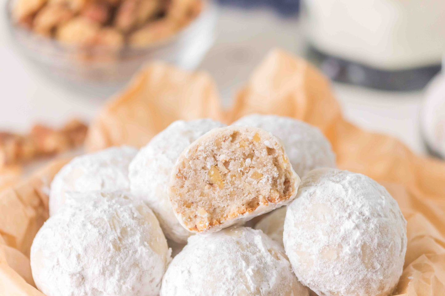 Sourdough Discard Snowball Cookies