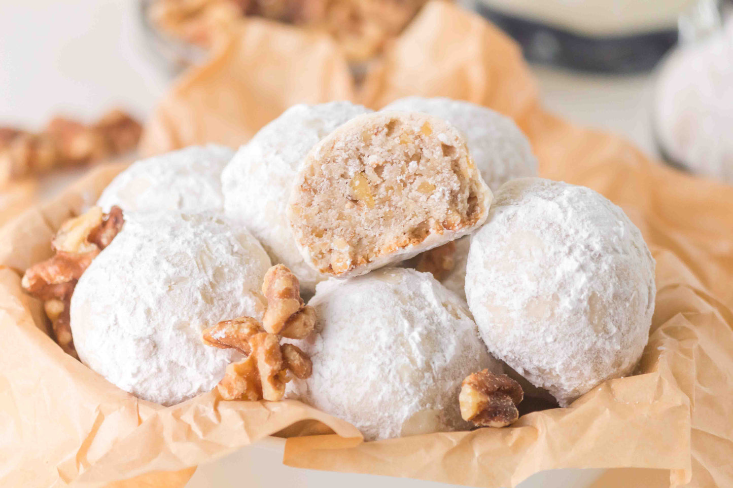 Sourdough Discard Snowball Cookies