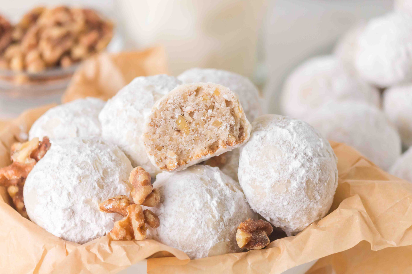 Sourdough Discard Snowball Cookies