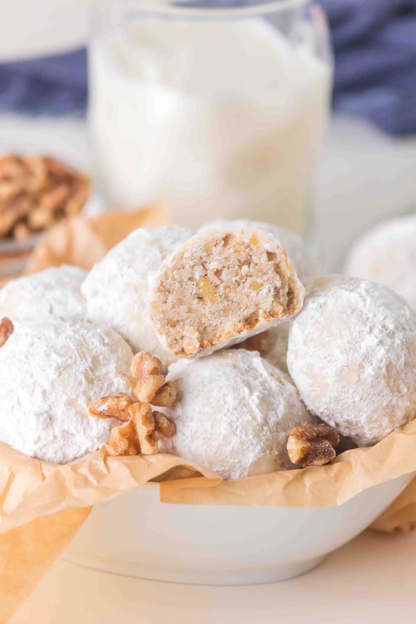 Sourdough Discard Snowball Cookies