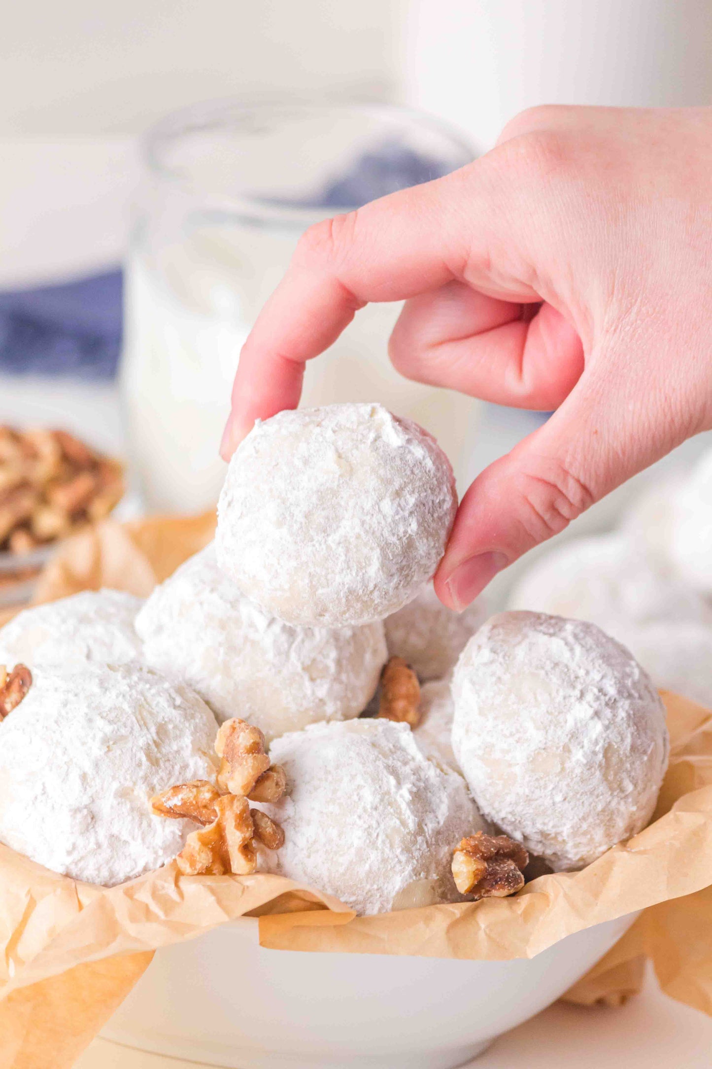 Sourdough Discard Snowball Cookies