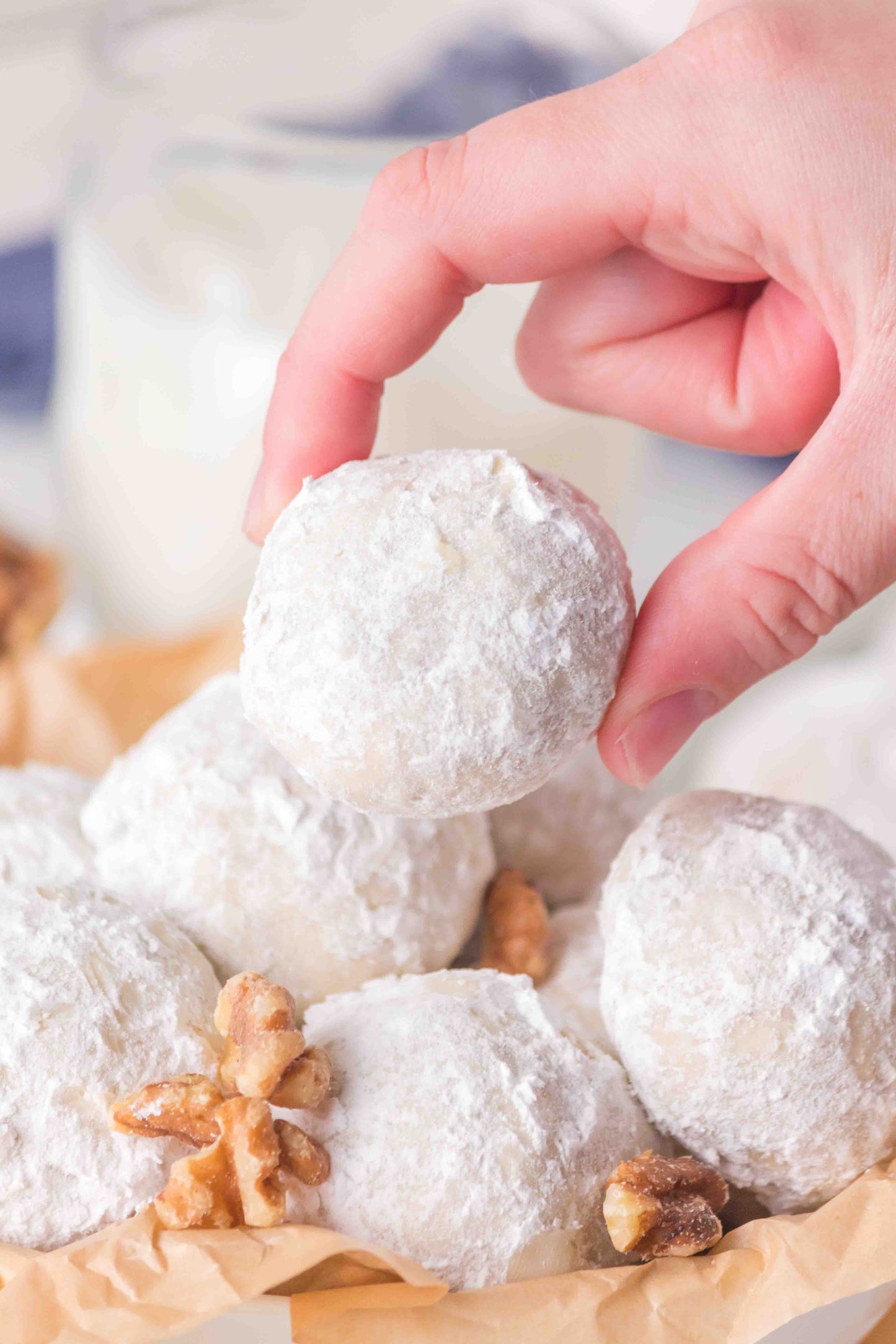 Sourdough Discard Snowball Cookies
