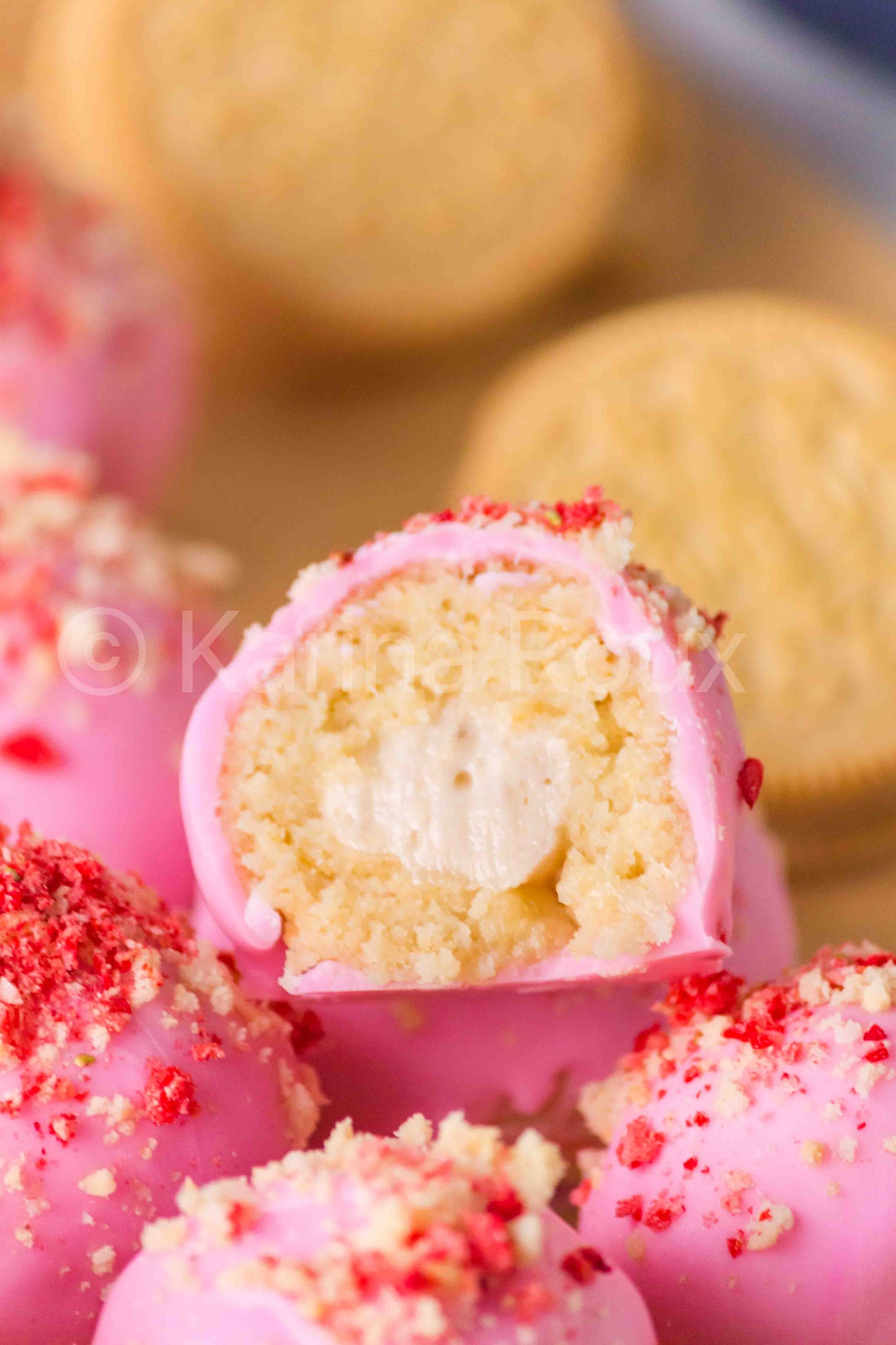 Strawberry Cheesecake Truffles (5 sets)