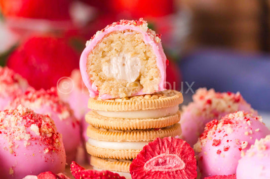 Strawberry Cheesecake Truffles (5 sets)