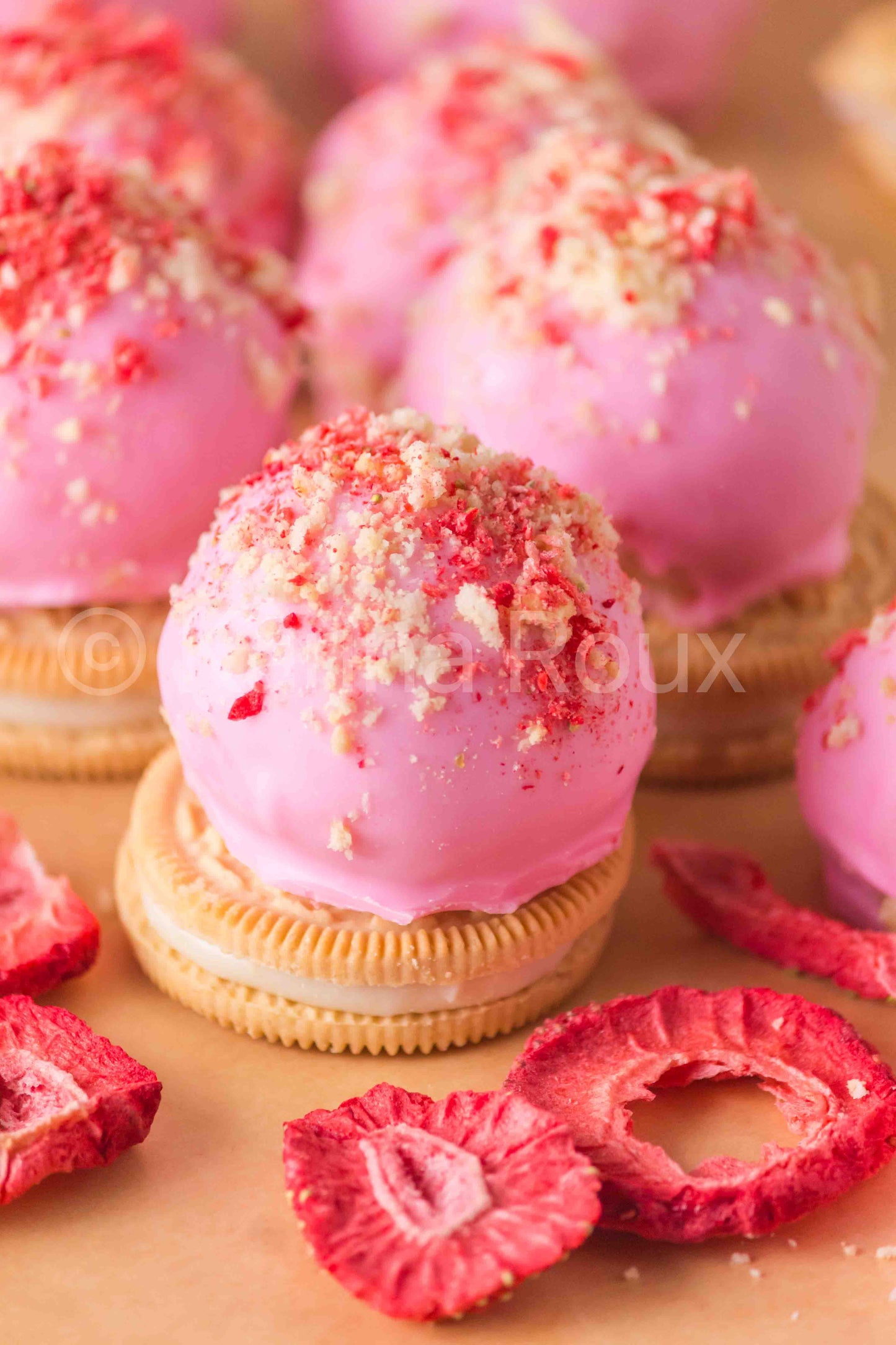 Strawberry Cheesecake Truffles (5 sets)