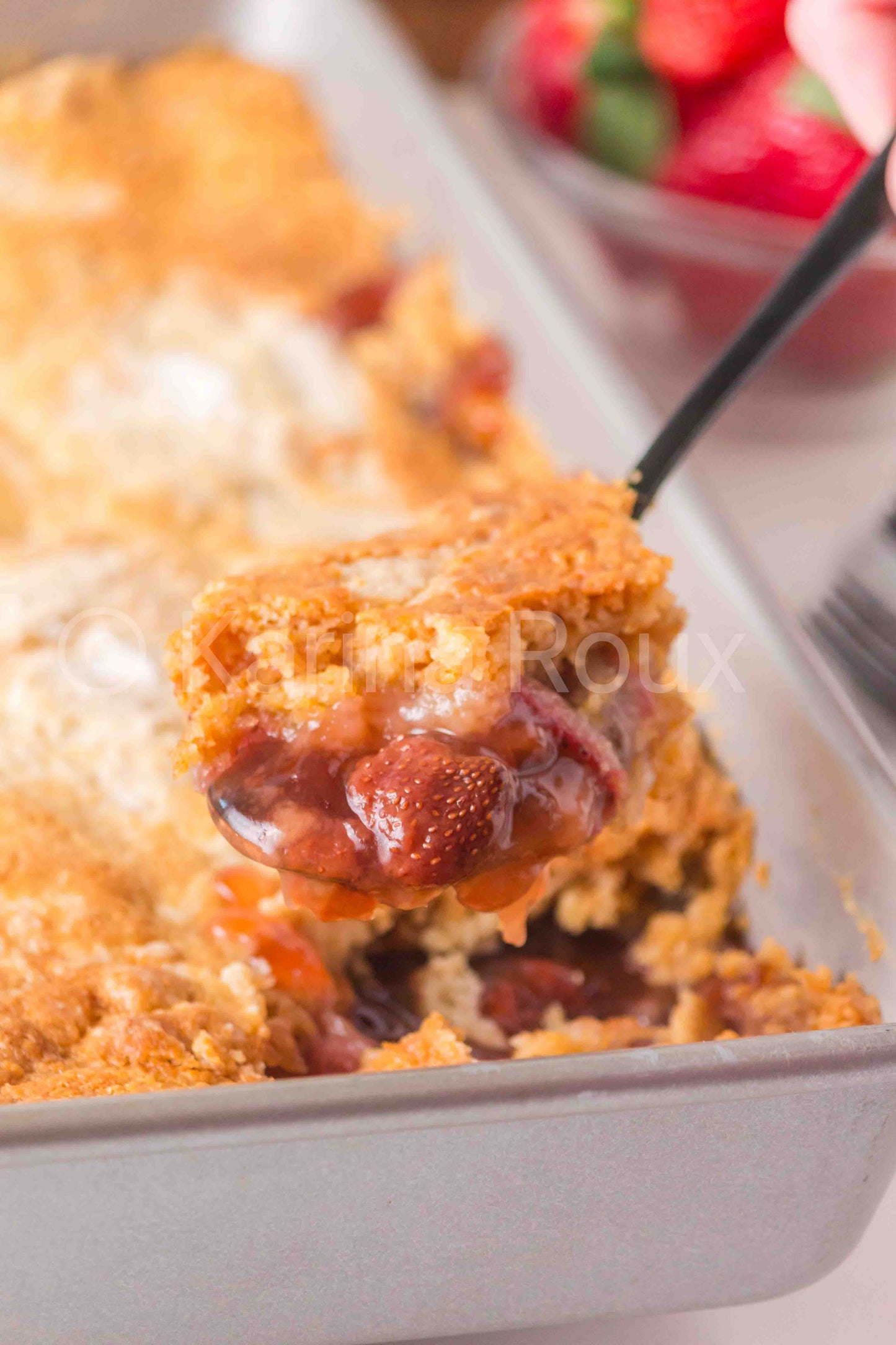 Strawberry Dump Cake - ONLY 4 SETS