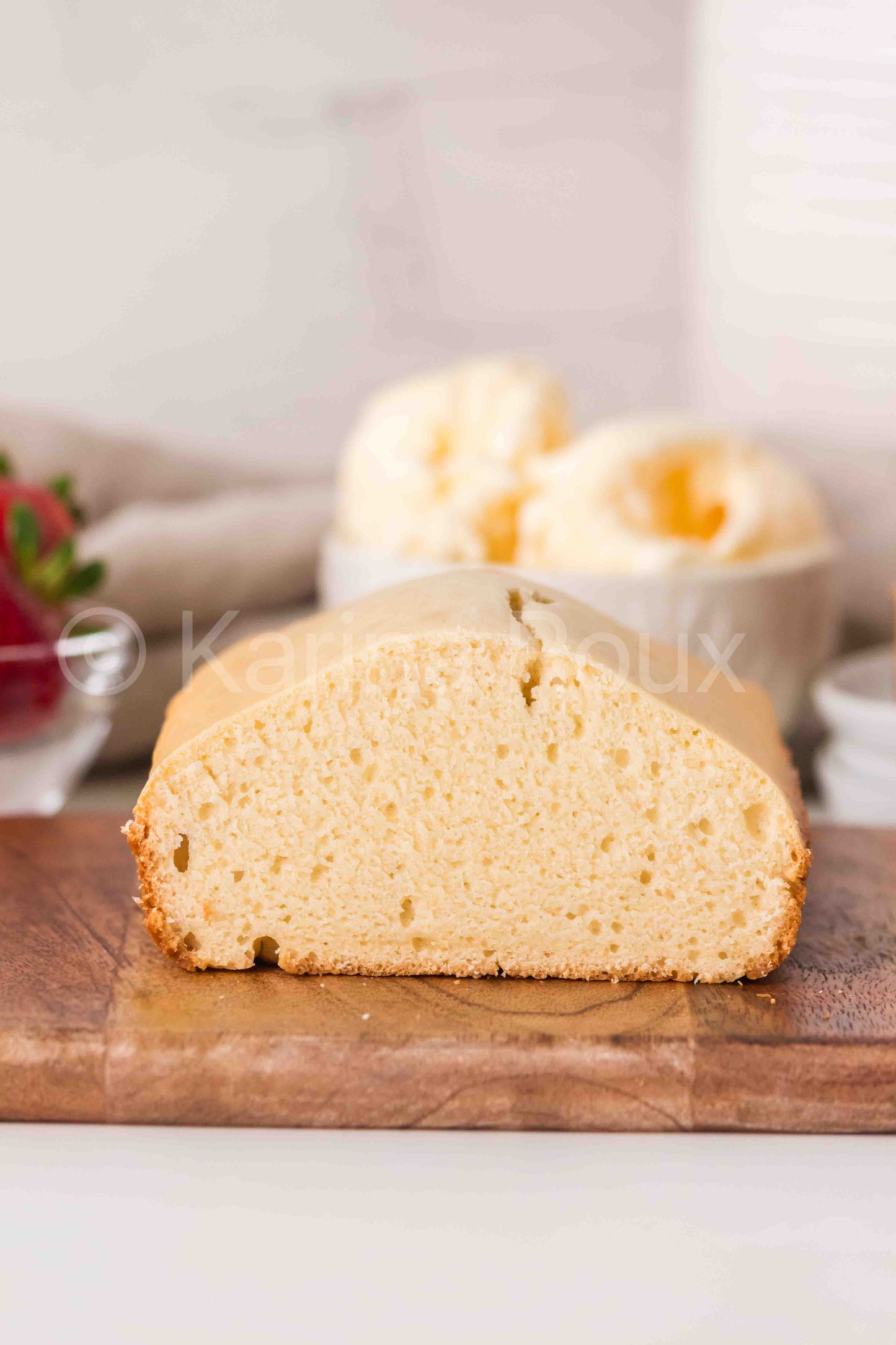 Vanilla Melted Ice Cream Bread