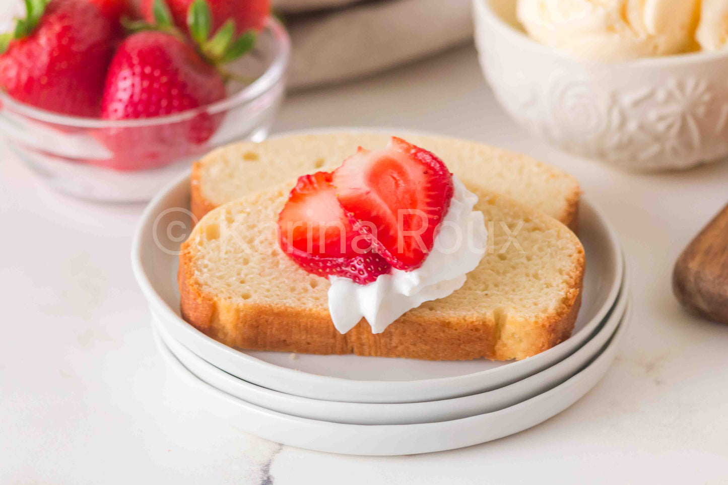 Vanilla Melted Ice Cream Bread
