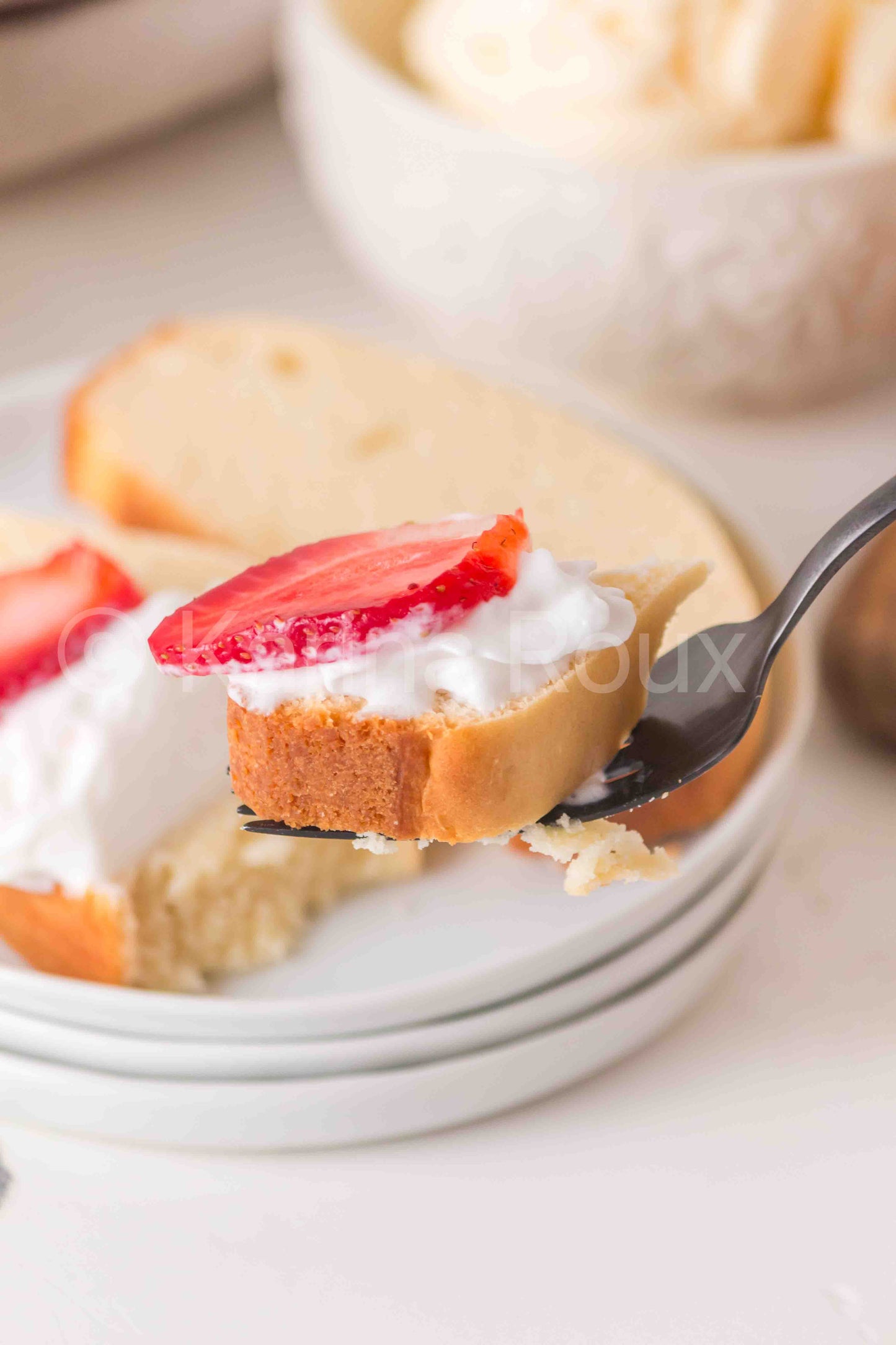 Vanilla Melted Ice Cream Bread