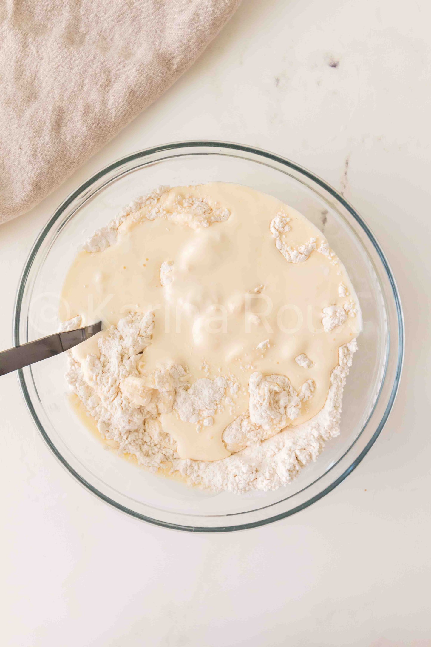 Vanilla Melted Ice Cream Bread