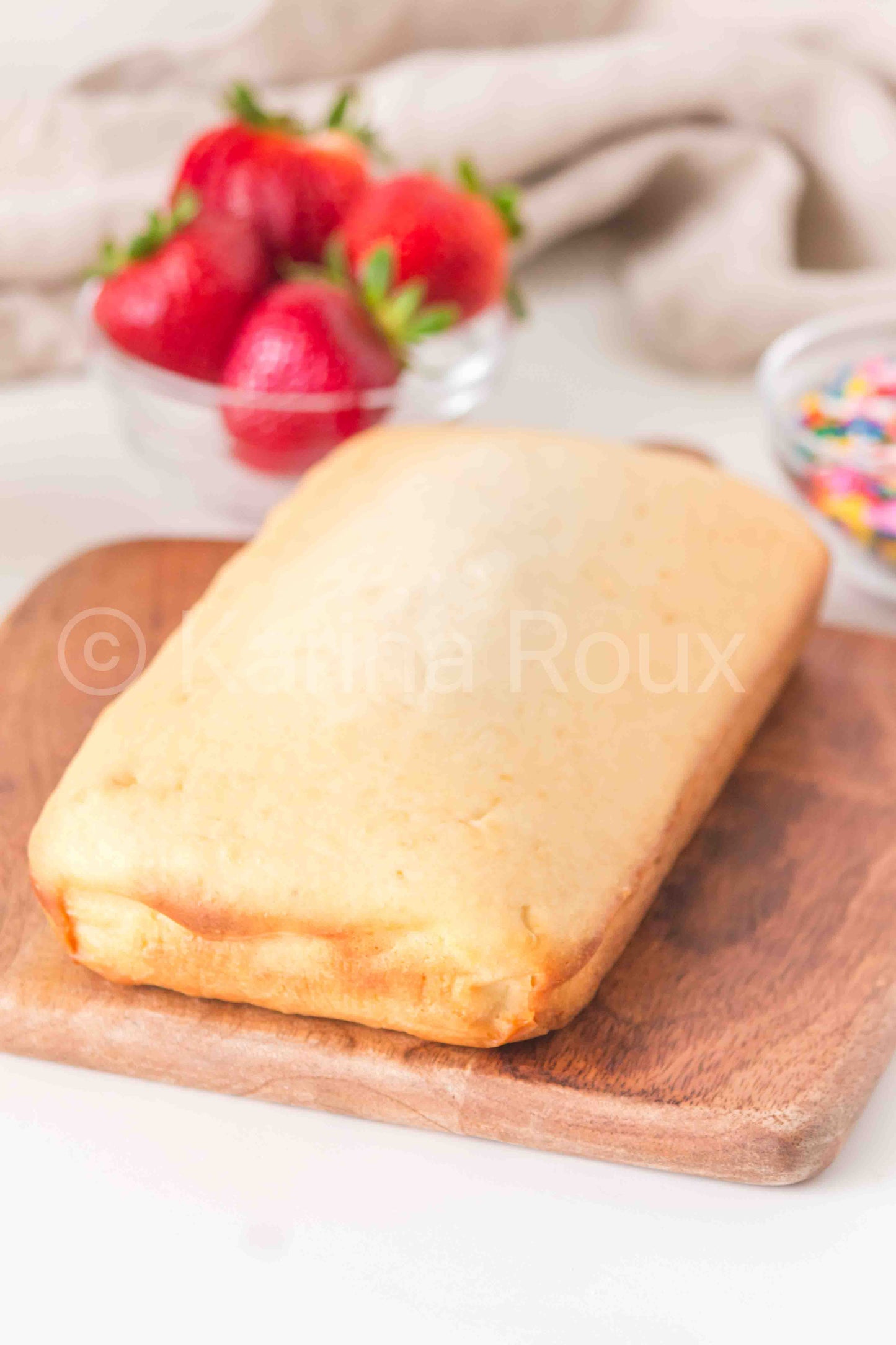 Vanilla Melted Ice Cream Bread