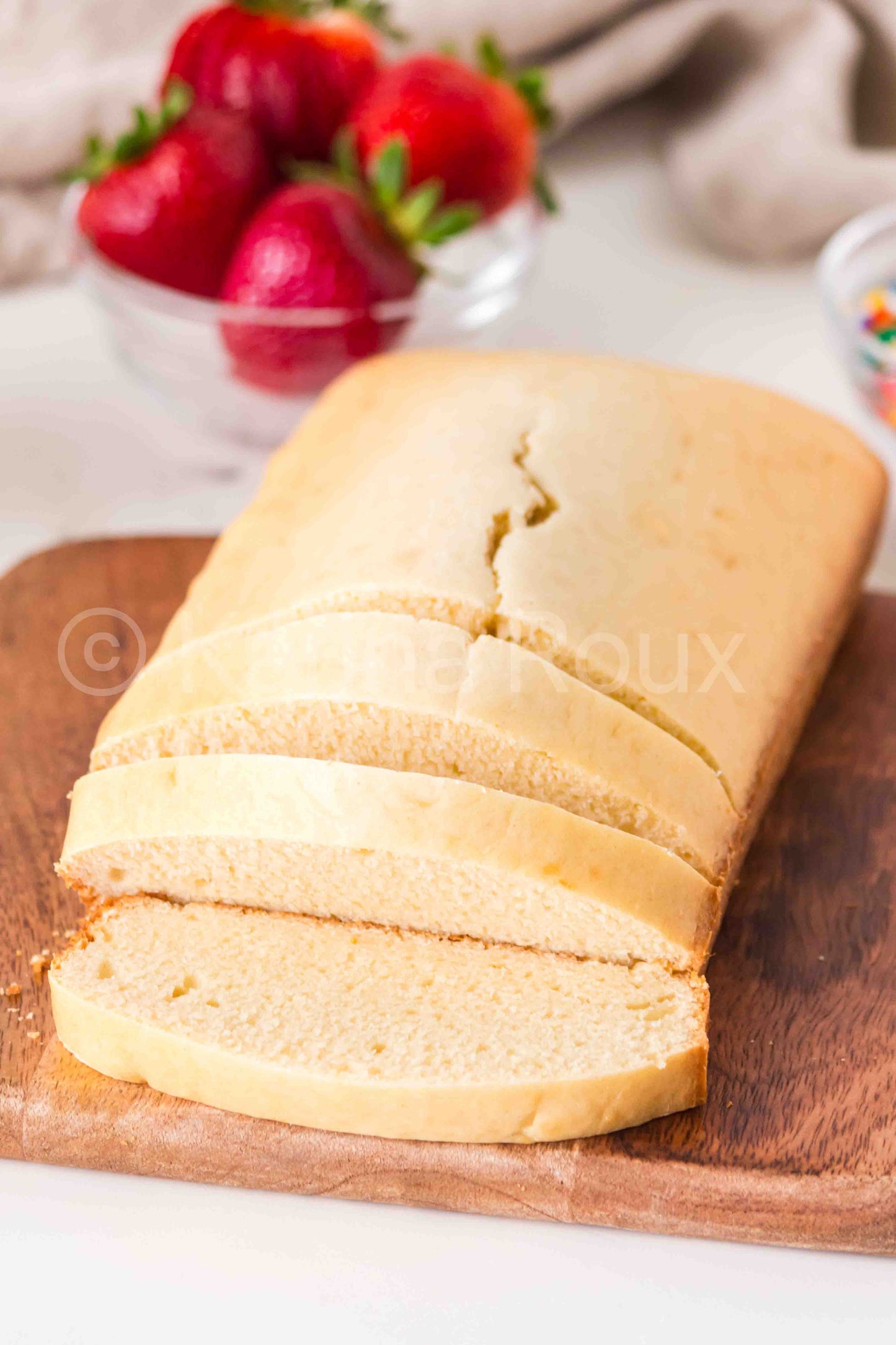 Vanilla Melted Ice Cream Bread